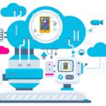 Illustration of the cloud technology