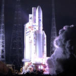 South Korea’s domestic geostationary communication satellites, Cheollian 2B, carried on the Ariane 5ECA carrier rocket.