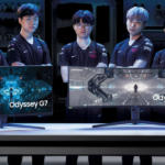 Samsung sponsors T1's professional esports team with its latest gaming monitors, Odyssey G9 and G7. / photo courtesy of Samsung Electronics
