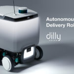 Woowa Brothers' new and improved Dilly Drive food delivery robot. / photo courtesy of Woowa Brothers