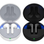 LG wireless earbuds with meridian sound and uv