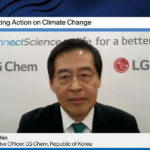 LG Chem's CEO Hak Cheol Shin promoting climate change responses and goals such as the 2050 Carbon Neutral Growth and the RE100 at the World Economic Forum/ photo taken from Wprld Economic Forum virtual conference