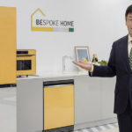 Head of consumer electronics business at Samsung Electronics, Lee Sae-seung, presenting BESPOKE HOME products during an online presentation. / Samsung Electronics