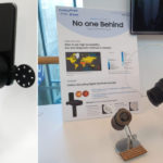 Samsung repurposes old smartphone cameras through the Galaxy Upcycling program to develop the EYELIKE fundus camera, improving access to eye care. / photo courtesy of Samsung Electronics