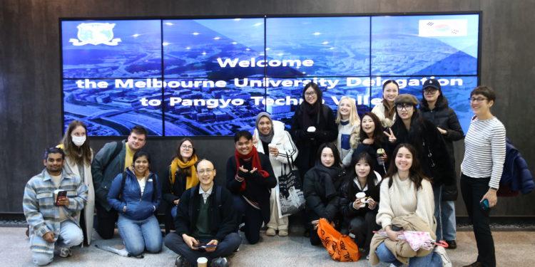 Gyeonggido Business & Science Accelerator introduced and shared the Pangyo Techno Valley’s ecosystem with Australian University of Melbourne Students