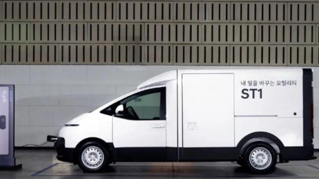 Hyundai Unveils ST1: Electric Work Vans with Futuristic Design